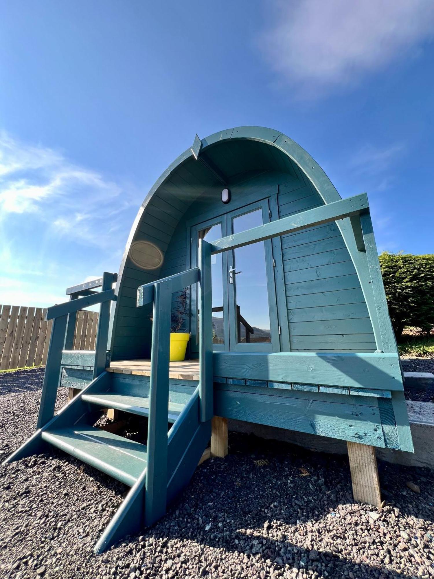 Ferienwohnung Radio Skye Pods Portree Exterior foto