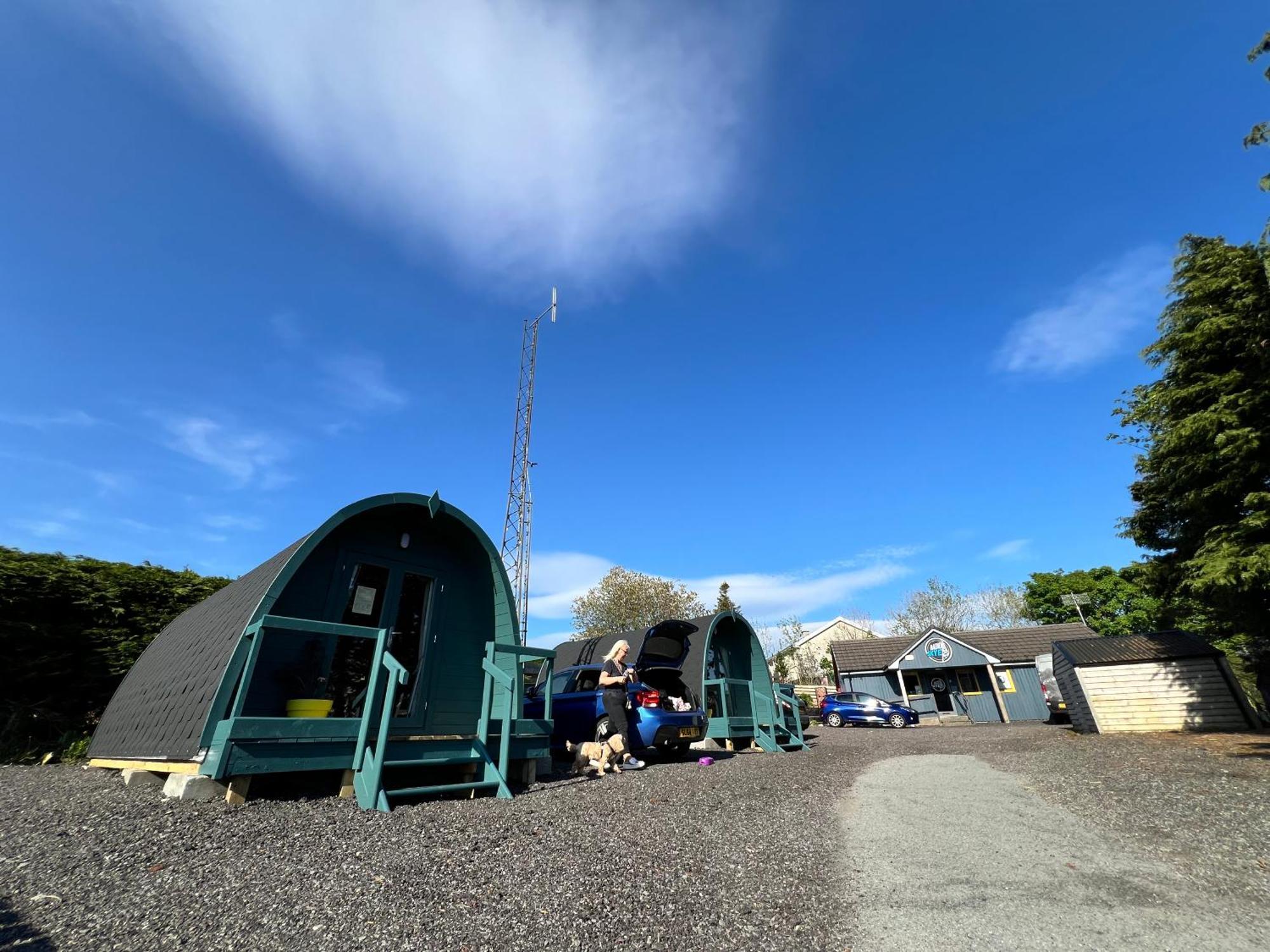 Ferienwohnung Radio Skye Pods Portree Exterior foto